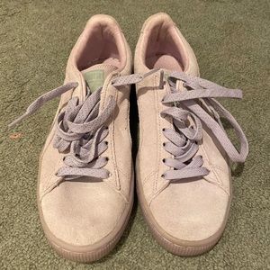 Purple Puma Sneakers